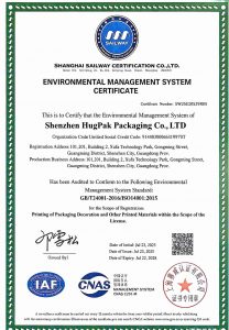 custom packaging certification
