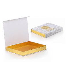 Eyelash Packaging Rigid Cardboard Magnetic Clamshell Box
