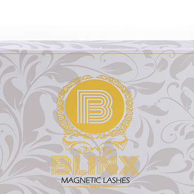 Eyelash Packaging Rigid Cardboard Magnetic Clamshell Box