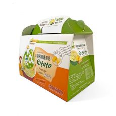 Custom Wholesale Fruit Vegetable Packaging Gable Gift Boxes.