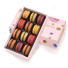 Custom Two Piece Shoulder Boxes With Compartment For Macron Packaging