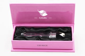 Rigid Cardboard Lipstick Packaging Book Shaped Box With Velvet