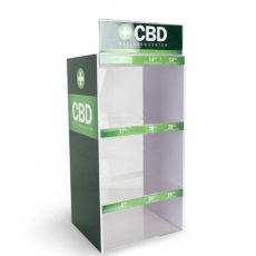 Permanent 3 Cells Counter Acrylic Displays