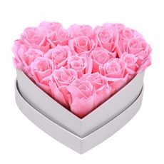 Wholesale Custom Marble Heart Shape Floral Packaging Gift Rose Flower Hat Boxes