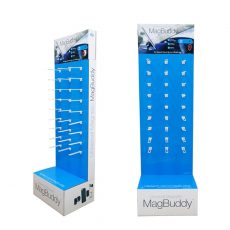 Cardboard Peg Hook Displays for electronics