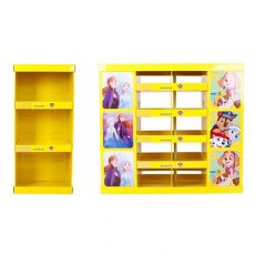 Floor Standing Cardboard Book Shelves Display for Kids