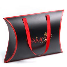 Custom Design High Quality Pillow Boxes For Hair Extension Packaging