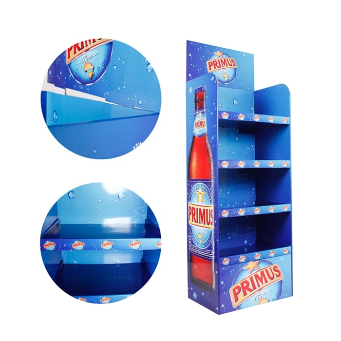 Corrugated Cardboard FLoor Display for wine beer and drinks - Image 2