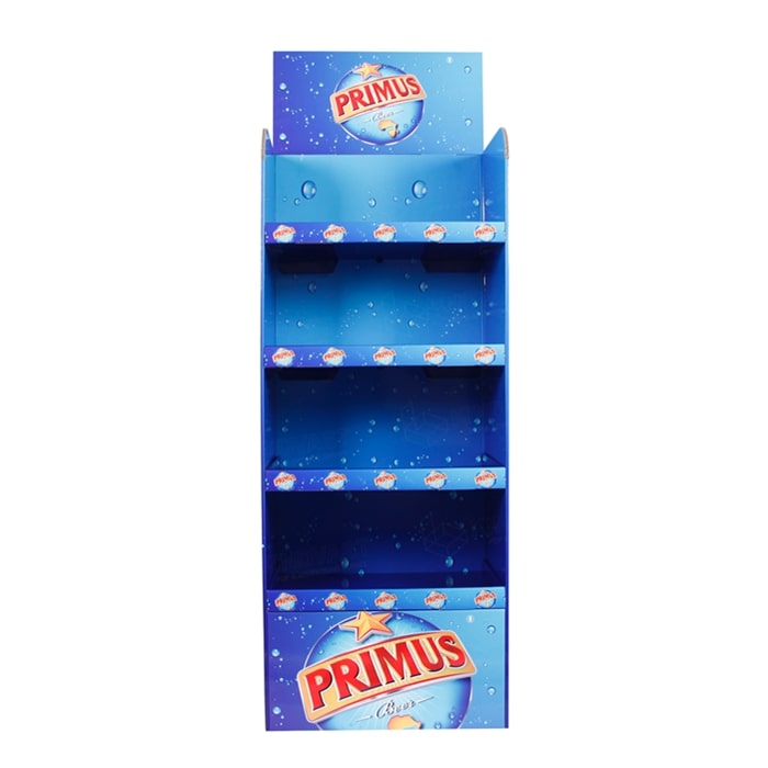 Corrugated Cardboard FLoor Display for wine beer and drinks