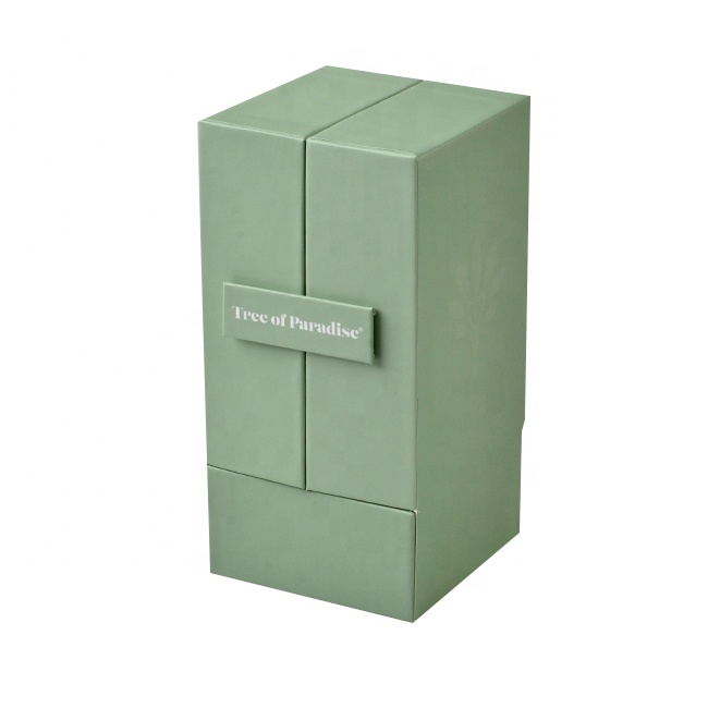 Custom Made Famous Brand Double Open Rigid Cardboard Perfume Box