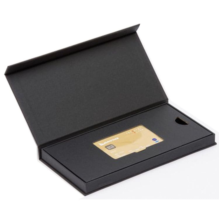 Black Cardboard Gift Card Boxes