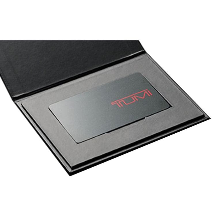Custom Black Cardboard Gift Card Boxes