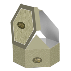 Hexagon Shaped Paper Boxes For Fruit Packaging