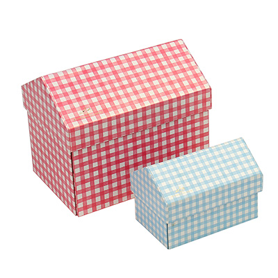 Christmas Gift Packaging Cardboard House Shaped Surprise Gift Box With Lid