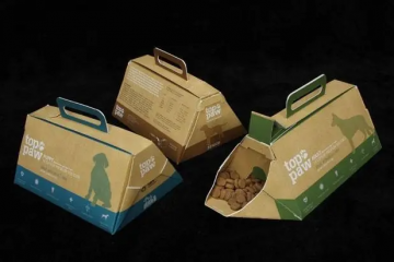 Pet food packaging box