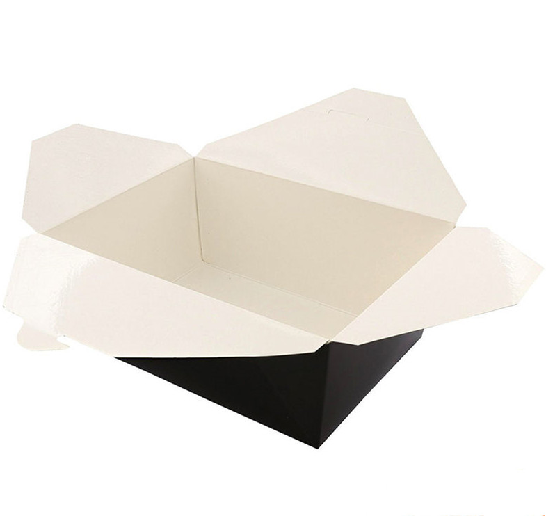 Black salad tray box