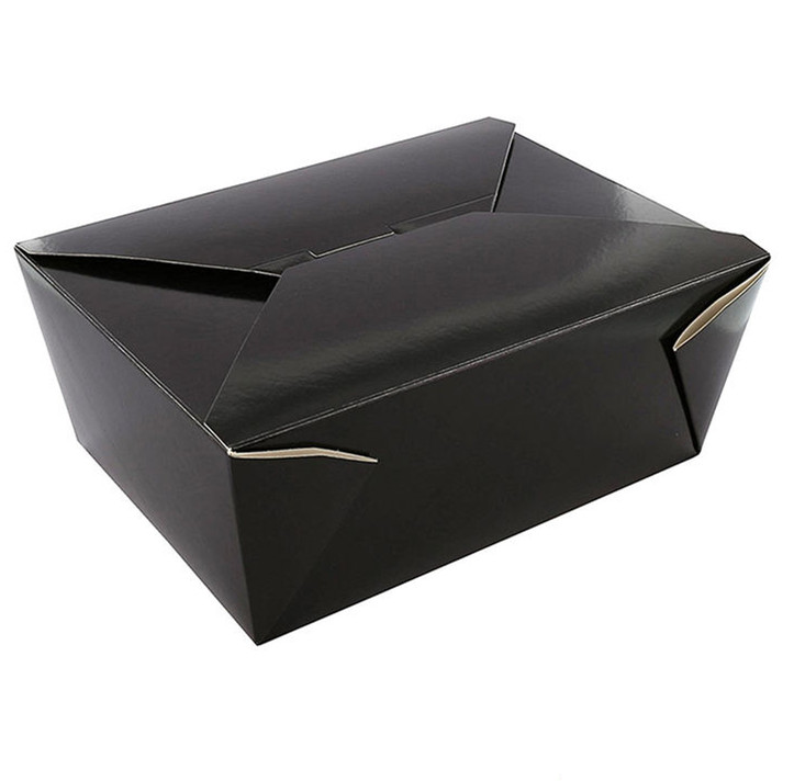 Black salad tray box
