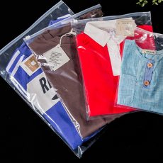 transparent zipper bag