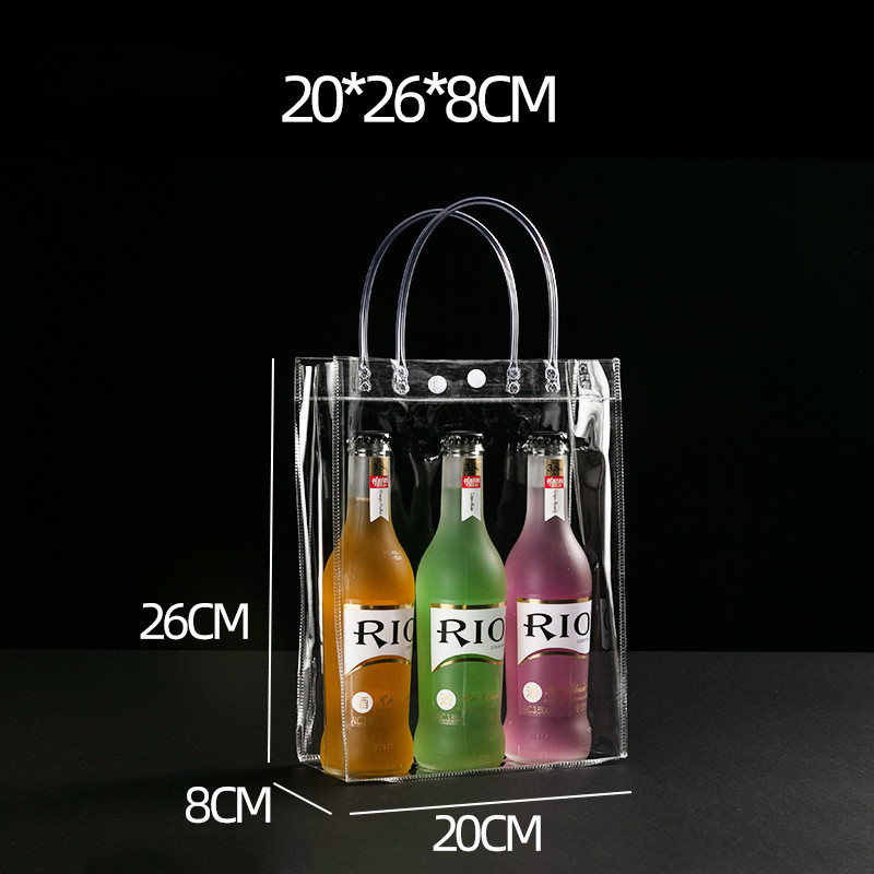 Matte frosted PET handle bag with personalized printing for apparel & gifts | Hug Packaging