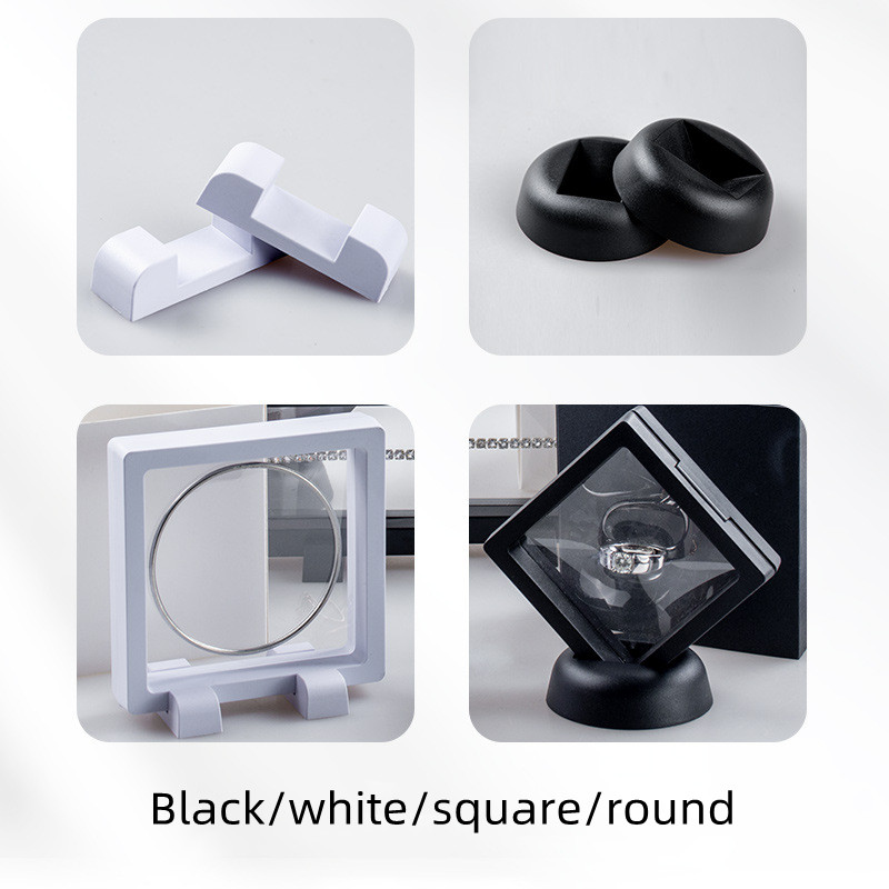 High-end square gift box with wooden frame and transparent acrylic panel for luxury presents | Hug Packaging