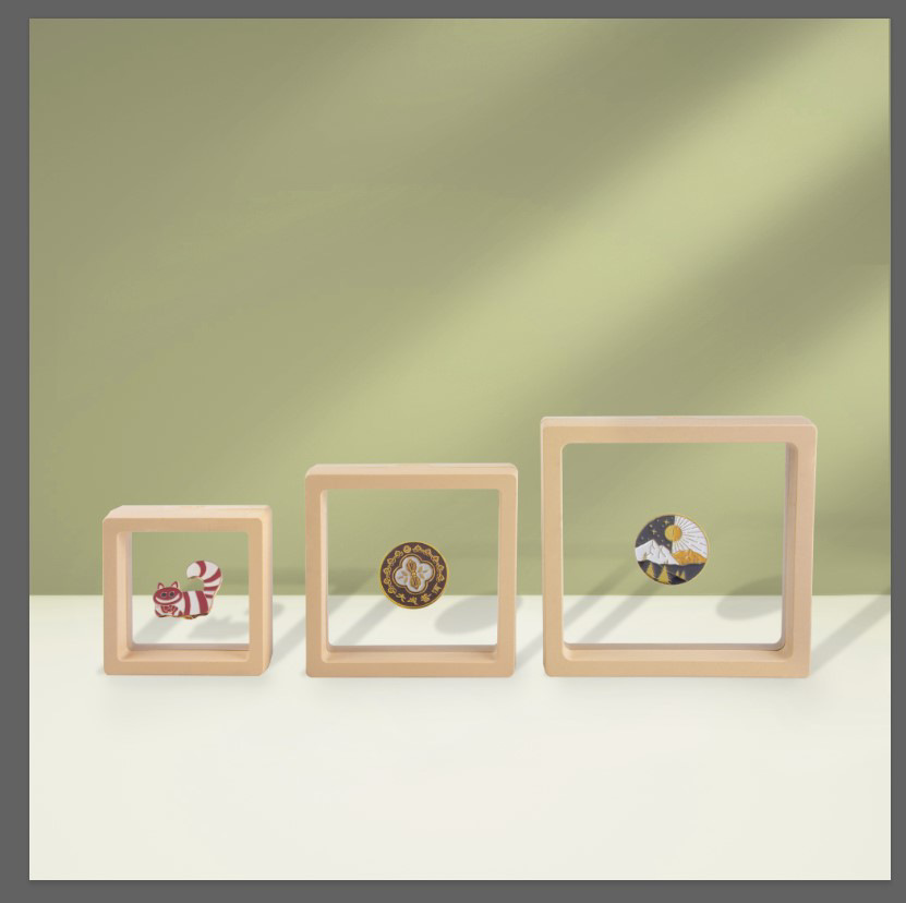 Transparent PE film display box