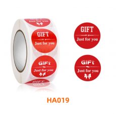 Gold/silver foil paper label for high-end gift sets and premium souvenirs | Hug Packaging