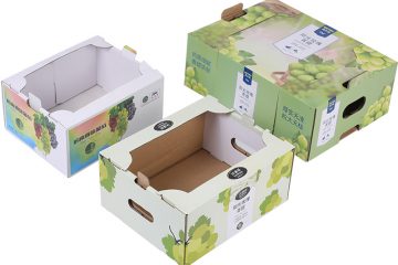 Grape packaging box