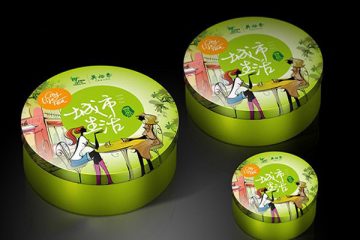 Eco-friendly cylindrical paper canister for loose tea, tea leaves and gift tea packaging | Hug Packaging