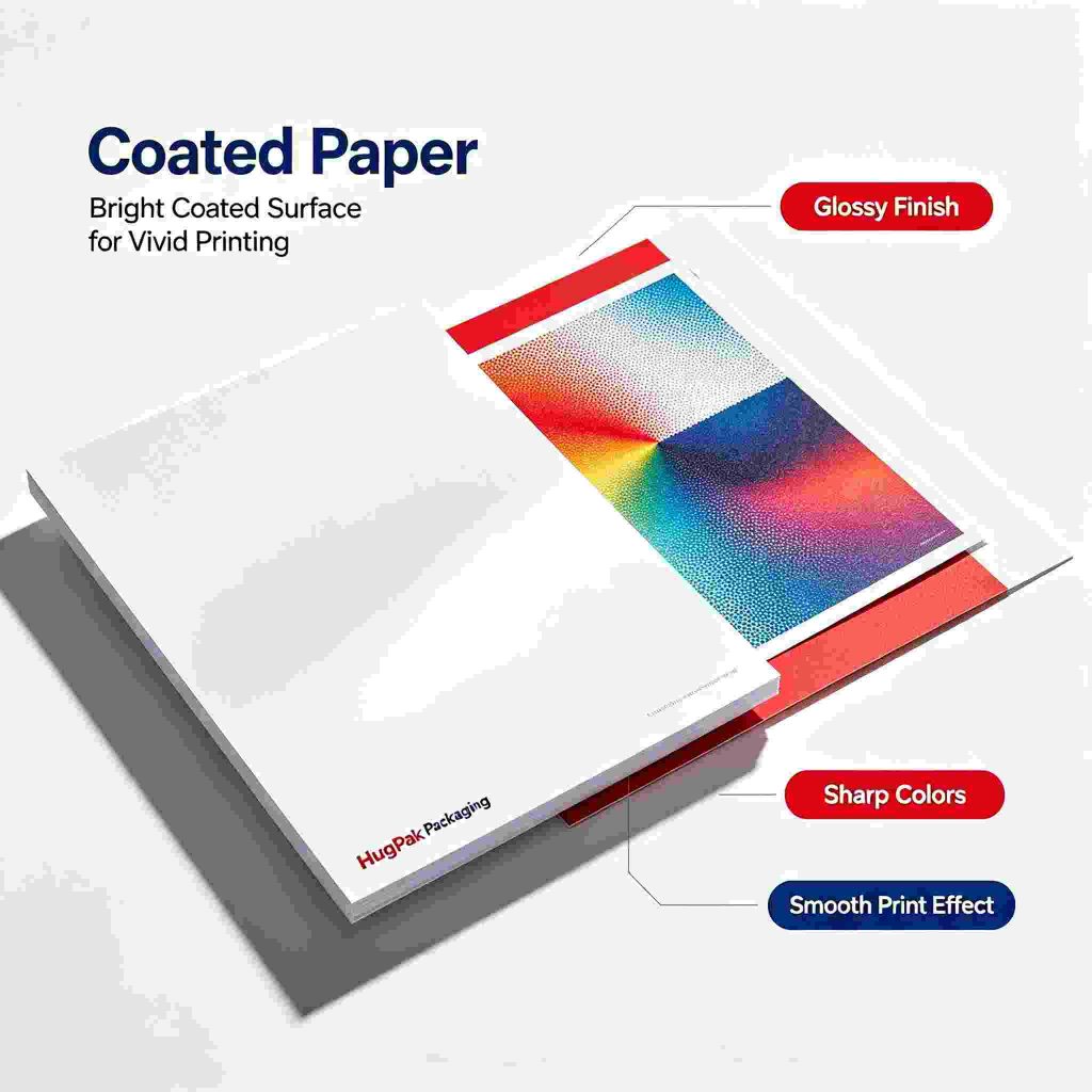 coated paper for custom paper packaging boxes